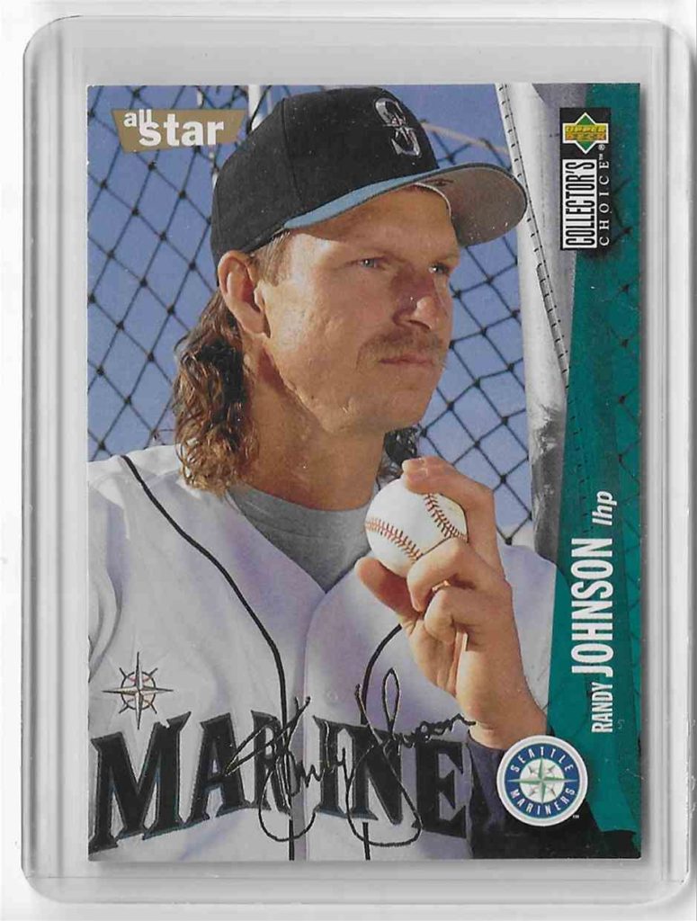 1996 Upper Deck Collector's Choice 315 Randy Johnson Silver Signature